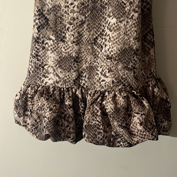 Strapless snake print dress - Picture 2 of 4